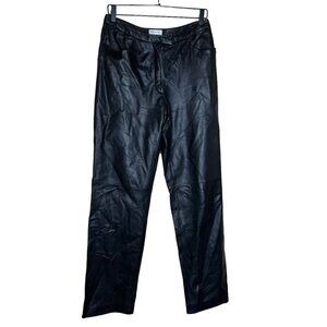 Vntg Preview‎ Collection Women size 12 100% Lamb Leather Pants Straight Leg Soft